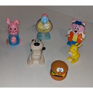 6 Vintage Wind Up Toys Tomy